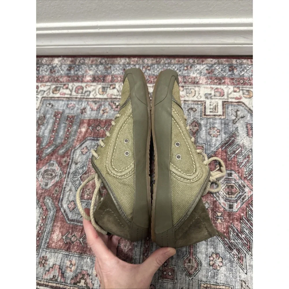 Patagonia Hemp Lace Up Shoes Patrol‎ Sneakers green Olive Woman 8.5 New